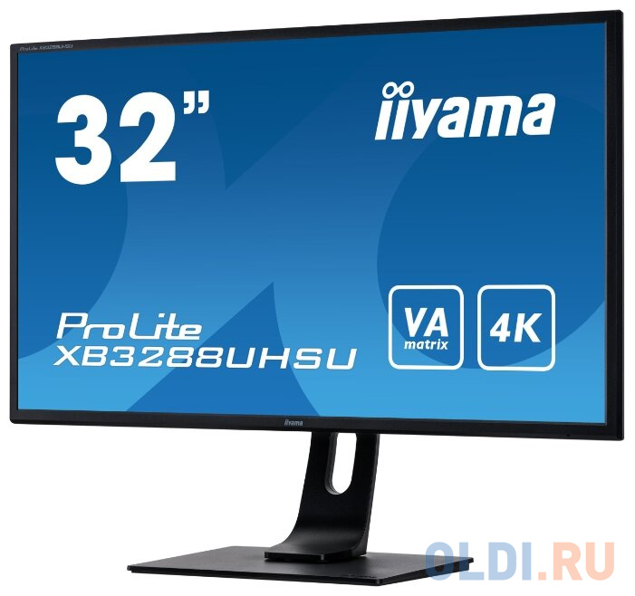 Монитор 32" iiYama XB3288UHSU-B1 черный VA 3840x2160 300 cd/m^2 3 ms HDMI DisplayPort Аудио USB в Москвe