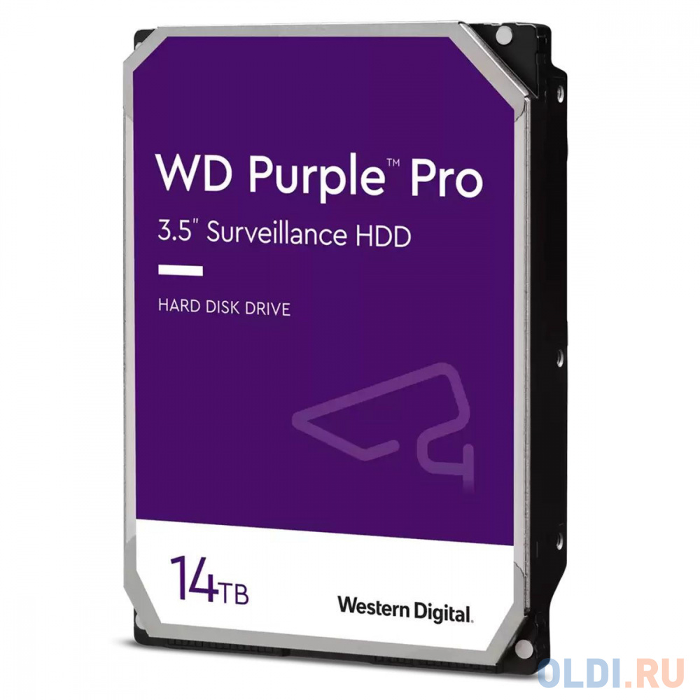 Жесткий диск/ HDD WD SATA3 14Tb Purple 7200 512Mb 1 year warranty (replacement WD141PURP, WD140PURZ) в Москвe