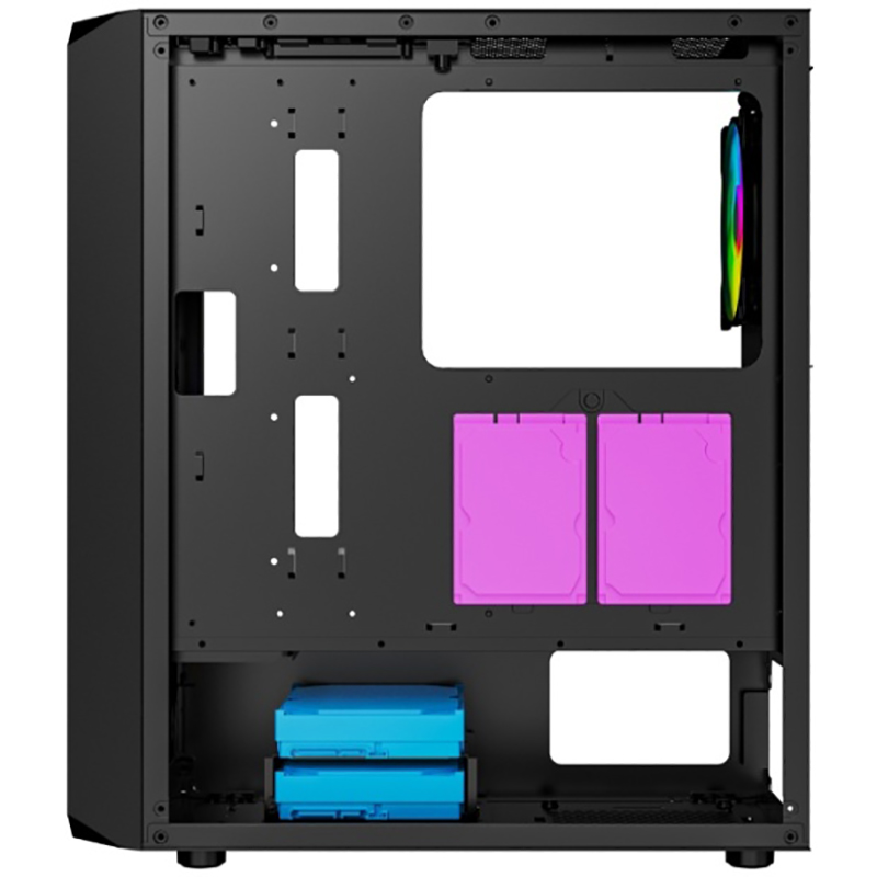 Корпус Powercase Mistral C4B ATX без БП Black CMICB-L4