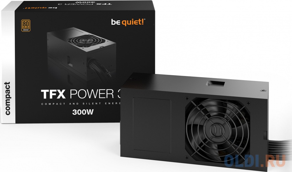 BeQuiet! TFX Power 3 300W Bronze / TFX 2.52, APFC, 80 PLUS Bronze, 80mm fan / BN322