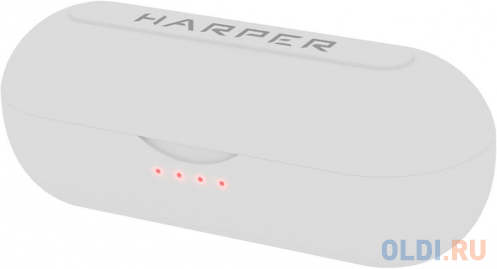 Наушники HARPER HB-515 White 80 Гц-20 КГц, 97 дБ, 32 Ом, 6мм, 50 мАч./500 мАч.,microUSB в Москвe