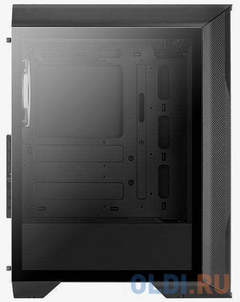 Корпус ATX Aerocool Splinter Duo-G-BK-v1 Без БП чёрный 4711099470327