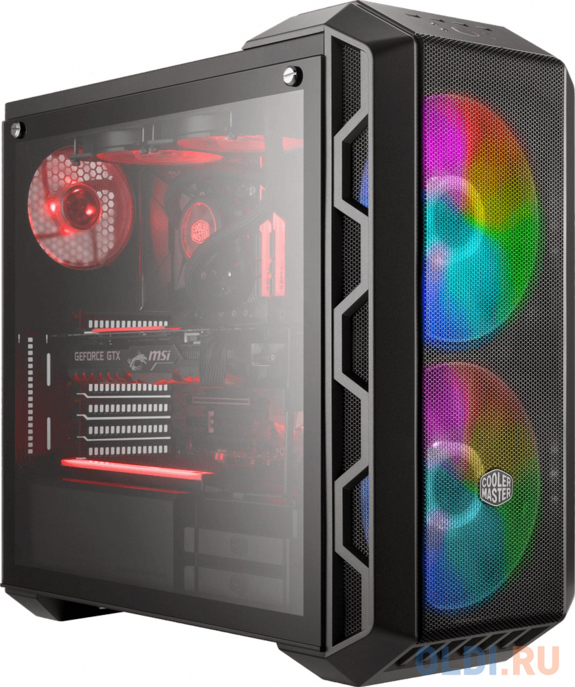 Корпус E-ATX Cooler Master MasterCase H500 ARGB Iron Grey Без БП серый