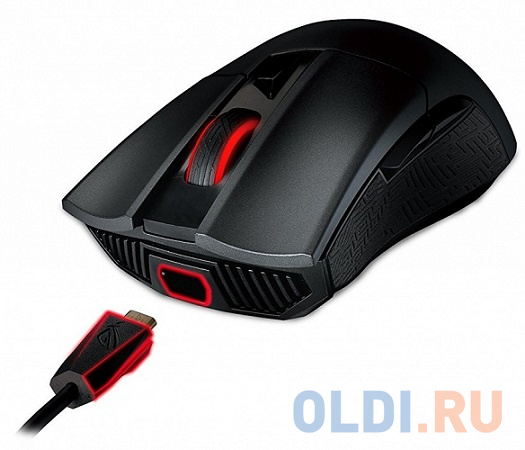 Игровая мышь ASUS ROG Gladius II Origin (RGB LED, 6 кнопок, 12000 dpi, black, USB, 90MP00U1-B0UA00)