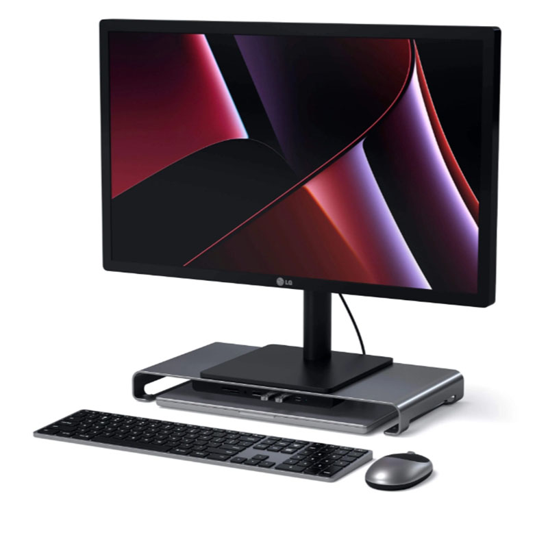 Satechi USB-C Monitor Stand Hub XL Space Grey ST-UCSHXLM