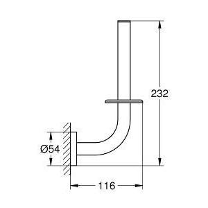 Держатель запасного рулона Grohe Essentials (40385001)