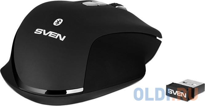 Мышь беспроводная Sven RX-590SW чёрный USB + Bluetooth