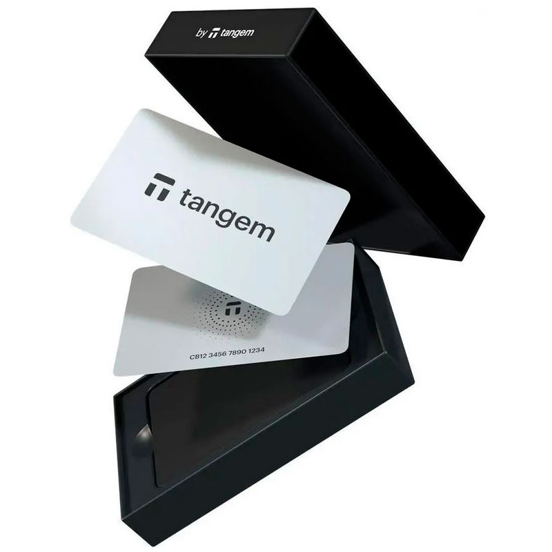 Аппаратный кошелек Tangem Wallet White 2.0 Pack of 2 Cards TG130X2-B