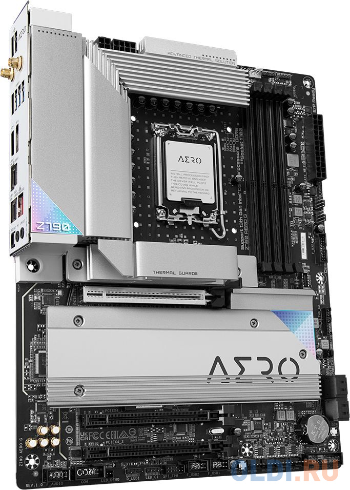 Z790 AERO G Socket 1700, Intel®Z790, 4xDDR5-4800, HDMI, 3xPCI-Ex16, 4xSATA3(RAID 0/1/5/10), 5xM.2, 8Ch Audio, 2.5GLan, WiFi, (2+4)xUSB2.0, (6+2)xUSB3.