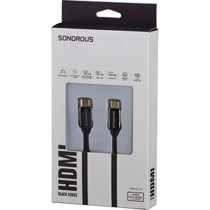 Кабель Sonorous HDMI BLACK 1115 (1.5 м, HDMI 2.0, 4K) в Москвe