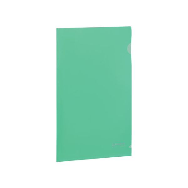 Папка-уголок жесткая BRAUBERG, зеленая, 0,15 мм, 221639, (60 шт.)