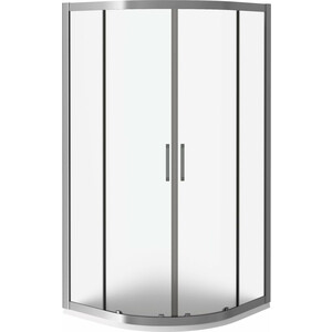 Душевой уголок Good Door Latte R 90x90 матовая Грейп, хром матовый (R-90-G-WE)