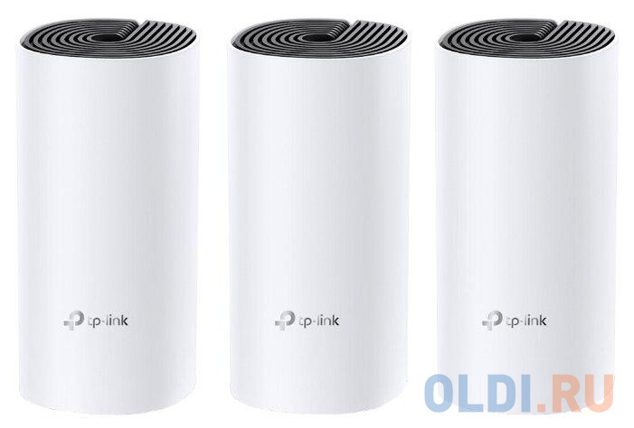 Wi-Fi система TP-LINK DECO M4(3-PACK) 802.11abgnac 1167Mbps 2.4 ГГц 5 ГГц 2xLAN белый в Москвe