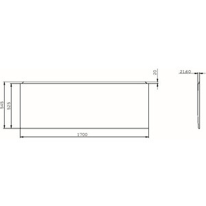 Фронтальная панель Am.Pm X-Joy для ванны 170х70 (W94A-170-070W-P1)