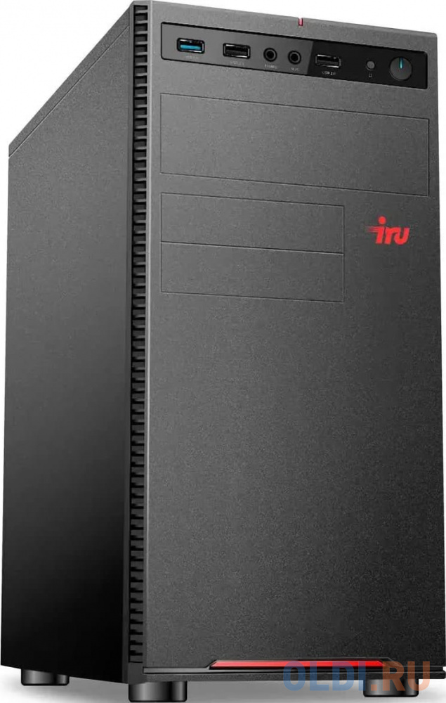 ПК IRU Home 310H6SE MT Cel G6900 (3.4) 8Gb SSD256Gb UHDG 710 Free DOS GbitEth 400W черный (2023015)