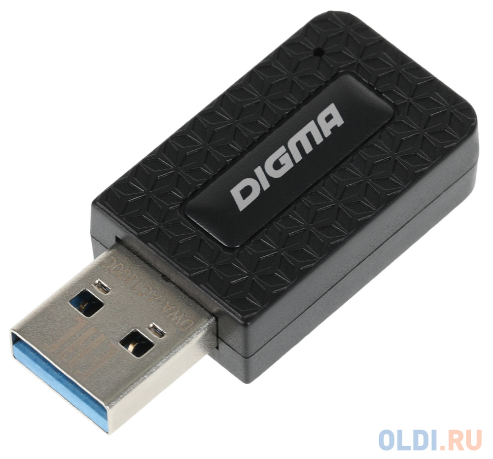 Сетевой адаптер Wi-Fi Digma DWA-AC1300C AC1300 USB 3.0 (ант.внутр.) 1ант. (упак.:1шт)