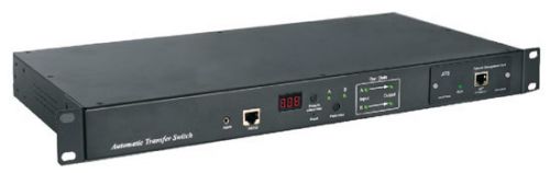 Блок розеток (PDU) Hyperline ATS-R-128H0812-Intelligent, 1U, кол-во розеток:8 (6xC13/2xC19), 16А, черный, кабель питания 1.5 м (ATS-R-128H0812-Intelligent)