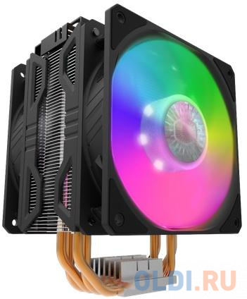 Cooler Master CPU Cooler Hyper 212 LED Turbo ARGB, 650-1800 RPM, 160W, Full Socket Support в Москвe