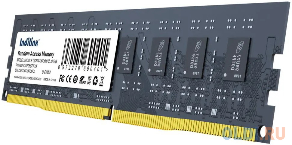 Оперативная память для компьютера Indillinx IND-ID4P32SP08X DIMM 8Gb DDR4 3200 MHz IND-ID4P32SP08X