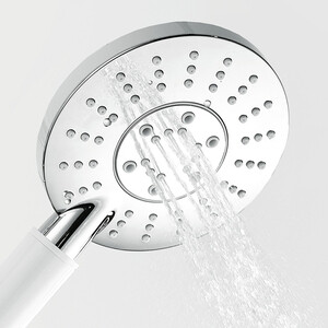 Ручной душ Wasserkraft 3-функциональная, белый/хром (A058)