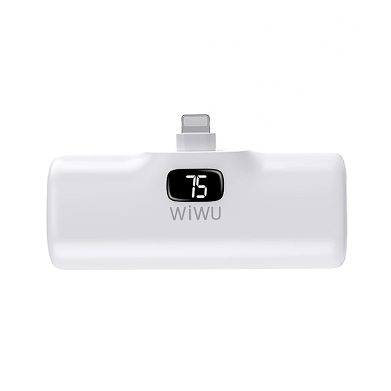 Внешний аккумулятор Wiwu Power Bank Capsule Tail Plug 5000mAh Wi-P017-L