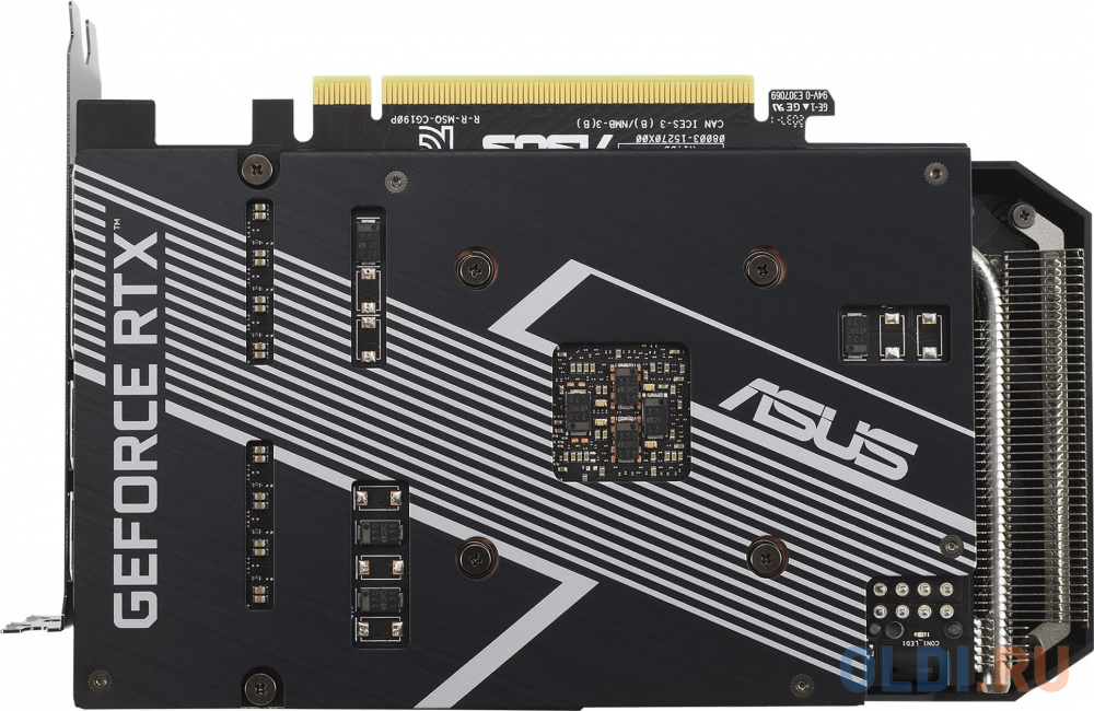 Видеокарта ASUS nVidia GeForce RTX 3060 Ti Dual V2 OC Mini LHR 8192Mb