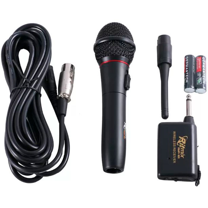 Микрофон Ritmix RWM-101, динамический, черный (RWM-101)