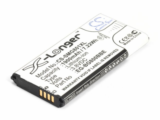 Аккумулятор CameronSino CS-SMG801XL для Samsung SM-G800F, Li-Ion, 1900mAh, 3.8V, NFC (P104.00482)
