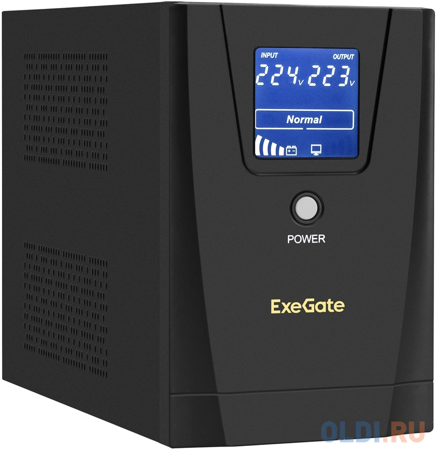 ИБП ExeGate SpecialPro Smart LLB-1500.LCD.AVR.2SH.3C13 <1500VA/950W, LCD, AVR, 2*Schuko+3*C13, металлический корпус, Black> в Москвe