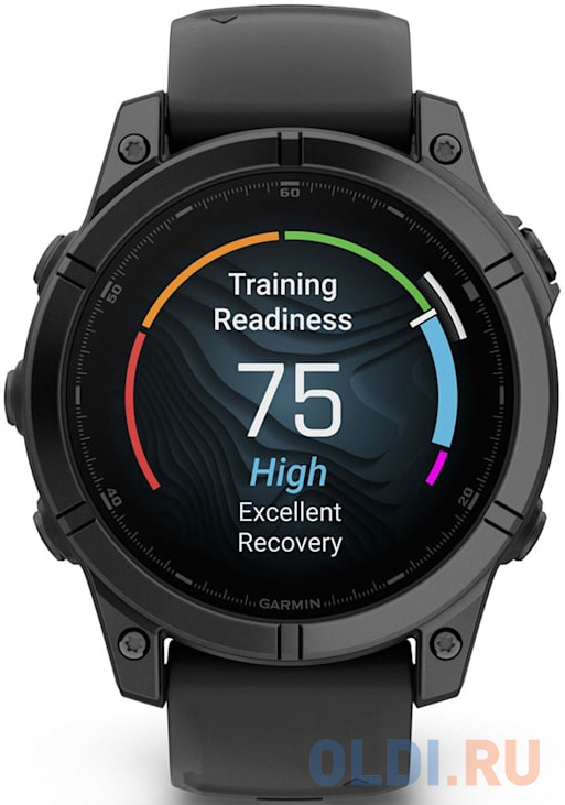 Смарт-часы Garmin Fenix E AMOLED темно-серый, черный 47мм