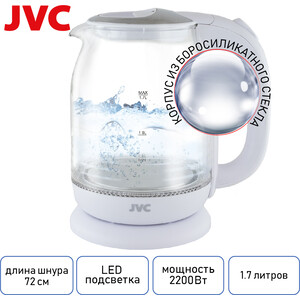 Чайник электрический JVC JK-KE1510 white