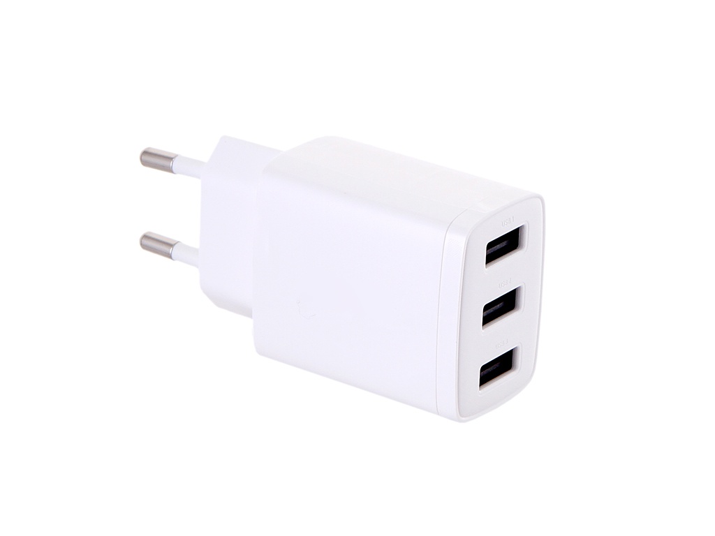 Зарядное устройство Baseus Compact Charger 3U 17W EU White CCXJ020102 в Москвe