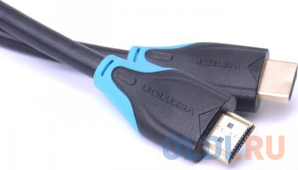 Кабель HDMI 0.75м Vention High speed v1.4 with Ethernet 19M/19M VAA-B01-L075