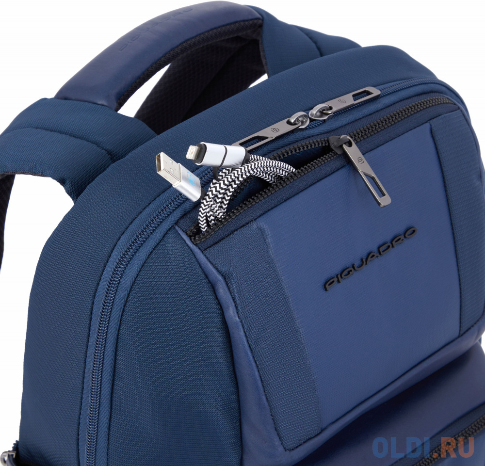 Рюкзак Piquadro Wallaby CA6219W120/BLU синий полиэстер/натур.кожа