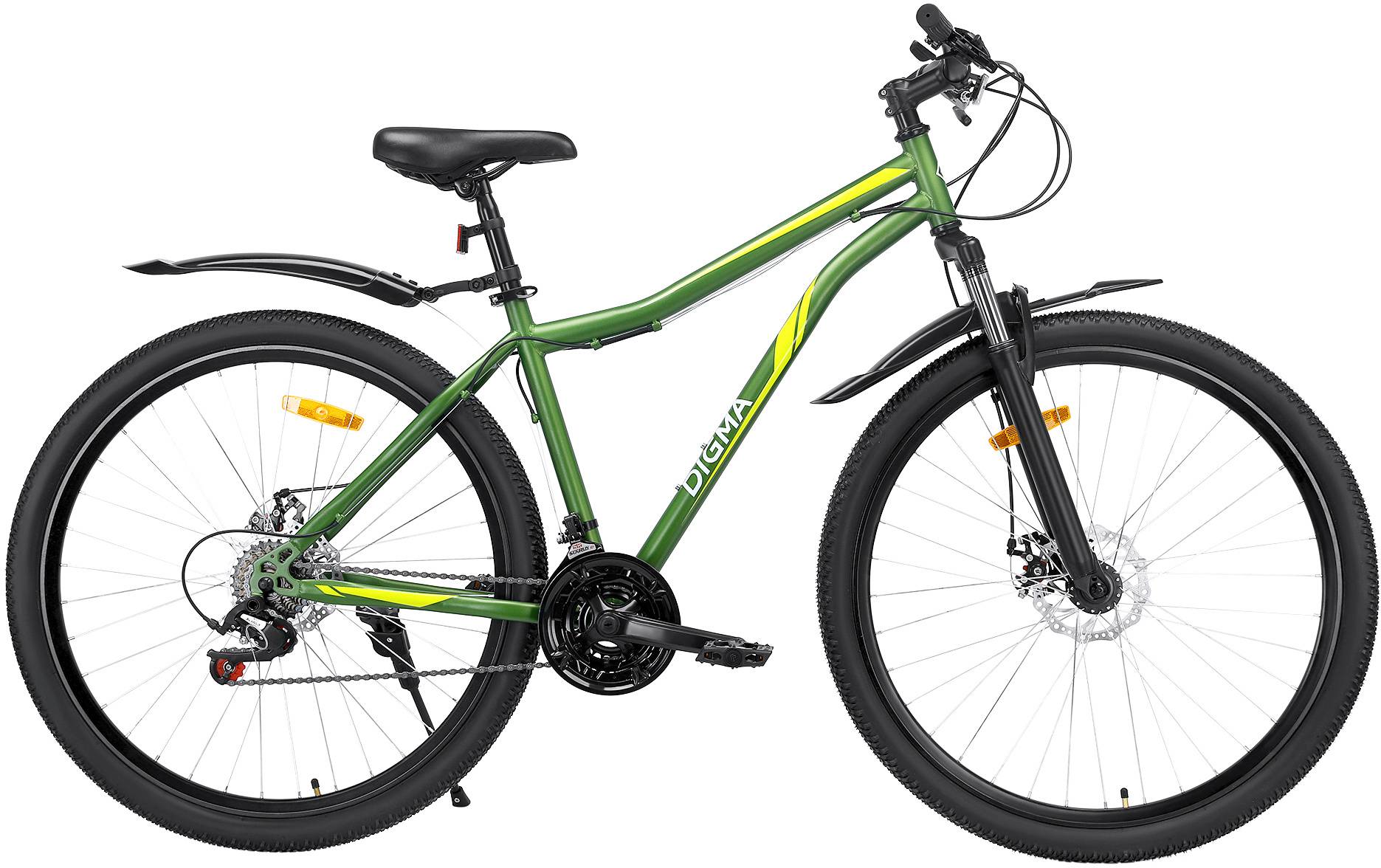 Велосипед горный Digma Big зеленый (big-29/18-st-s-gr)