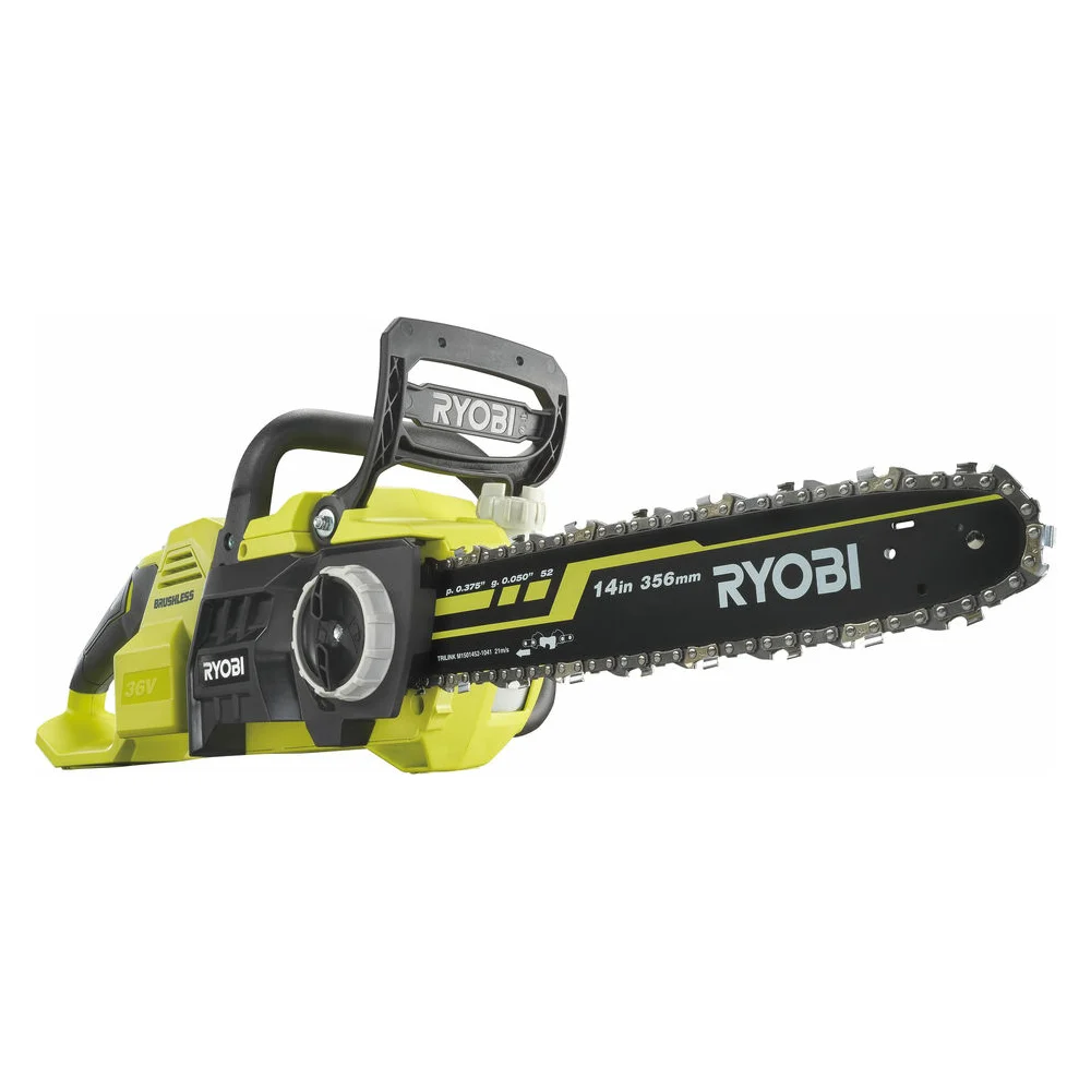 Бесщеточная цепная пила Ryobi