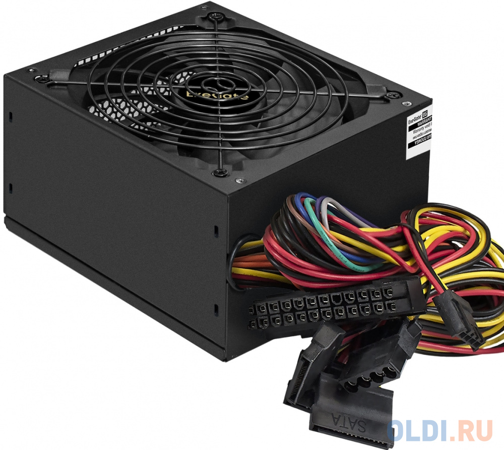 Блок питания 400W ExeGate 400PPX (ATX, APFC, SC, КПД 80% (80 PLUS), 14cm fan, 24pin, (4+4)pin, PCIe, 5xSATA, 4xIDE, FDD, кабель 220V с защитой от выде