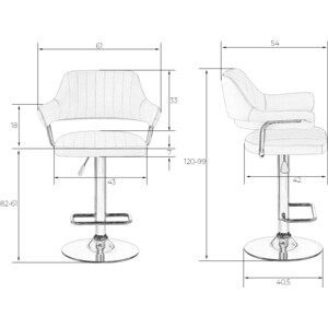 Стул барный Dobrin CHARLY BLACK LM-5019_BlackBase синий велюр (MJ9-117)