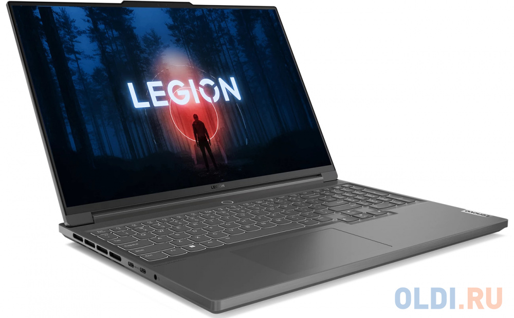 Ноутбук Lenovo Legion Slim 7 16APH8 Ryzen 7 7840HS 16Gb SSD1Tb NVIDIA GeForce RTX4060 8Gb 16" IPS 3.2K (3200x2000) noOS grey WiFi BT Cam (82Y4001