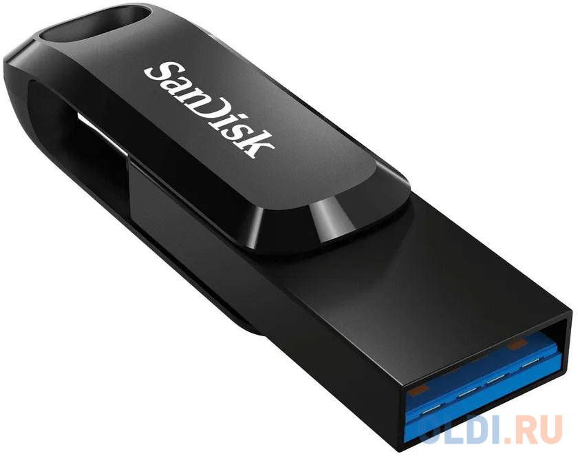 Флеш накопитель 512GB SanDisk Ultra Dual Drive Go, USB 3.1 - USB Type-C Blue SDDDC3-512G-G46G в Москвe