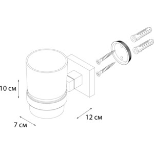 Стакан для ванной Fixsen Metra (FX-11106)