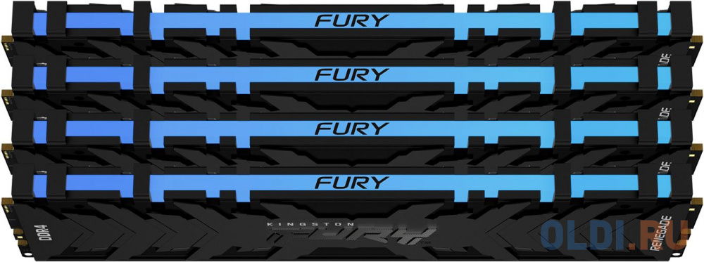 Kingston 32GB 3600MHz DDR4 CL16 DIMM (Kit of 4) FURY Renegade RGB в Москвe