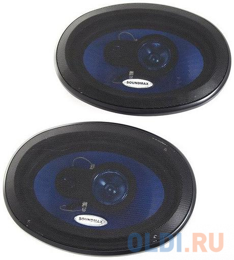 Автоакустика Soundmax SM-CSE693 коаксиальная 3-полосная 15-23см 110Вт-220Вт