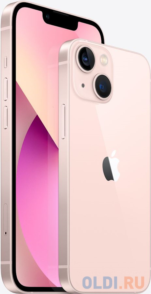 Смартфон Apple A2633 iPhone 13 128Gb 4Gb розовый моноблок 3G 4G 6.1" 1170x2532 iOS 16 12Mpix 802.11 a/b/g/n/ac/ax NFC GPS GSM900/1800 GSM1900 Tou