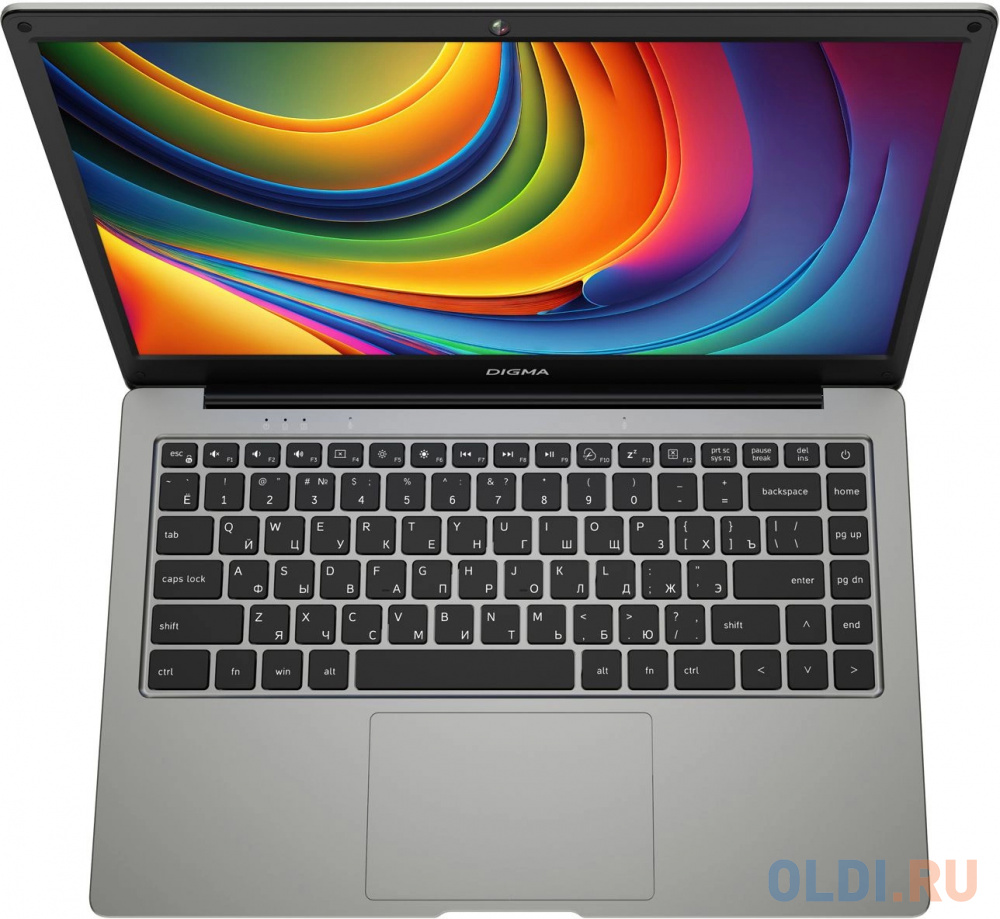 Ноутбук Digma EVE C4403 Celeron N4000 4Gb eMMC128Gb Intel UHD Graphics 600 14" IPS FHD (1920x1080) Windows 11 Professional Single Language 64 gre