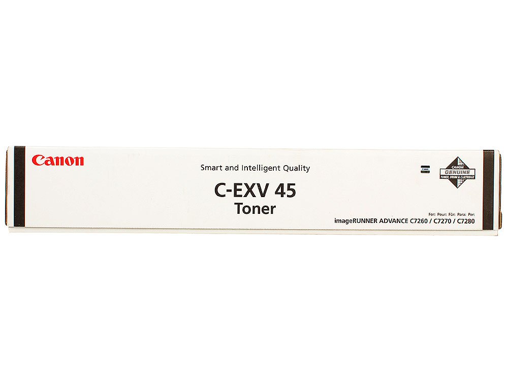 Тонер CANON C-EXV45 TONER BK EUR чёрный