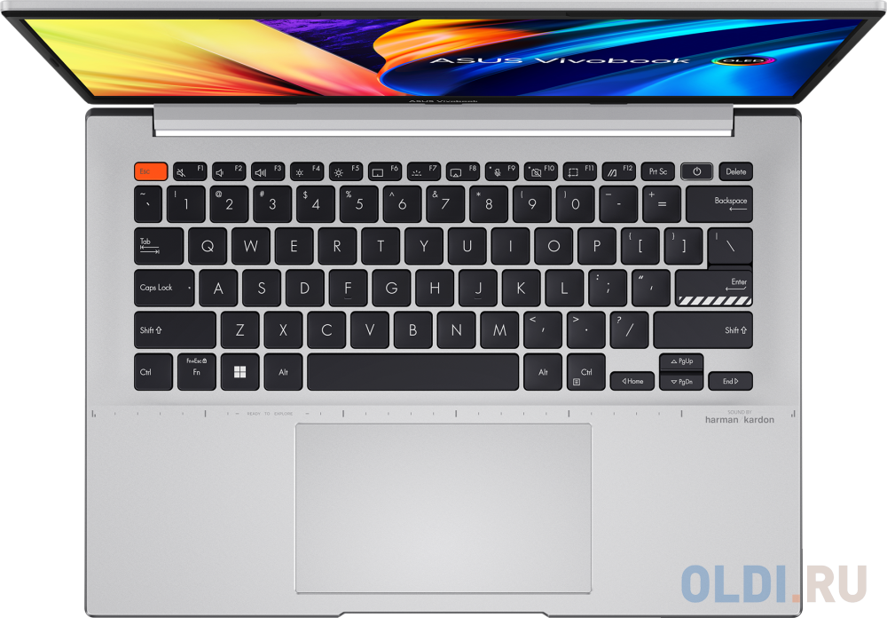 Ноутбук ASUS Vivobook S 14 OLED K3402ZA-KM238 Intel Core i5-12500H/16Gb/SSD512GB/14&quot;/2.8K (2880x1800)/noOS/Grey (90NB0WE1-M00KP0) в Москвe