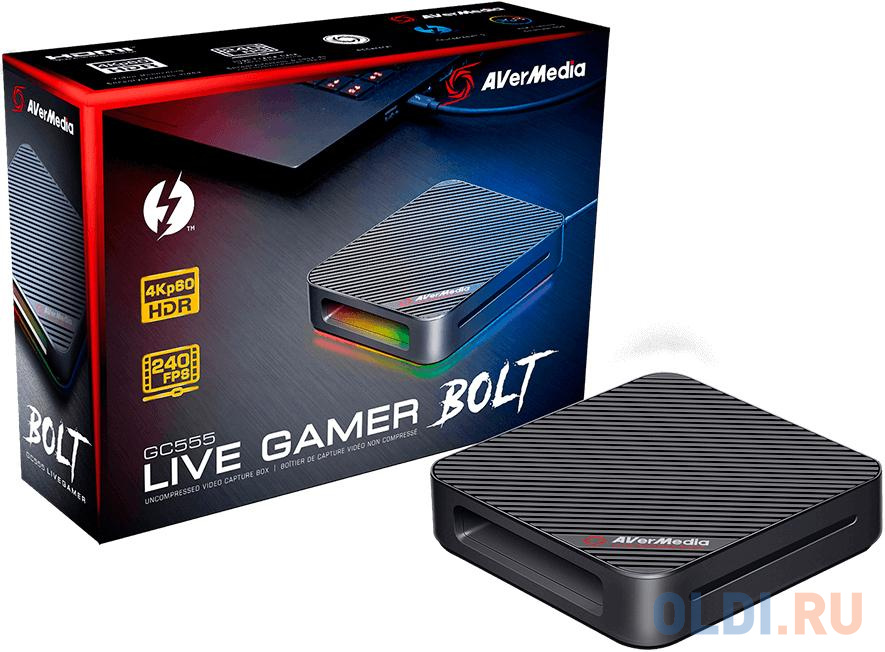 Live Gamer BOLT, 2160p60, HDMI 2.0 (Pass-Through), Thunderbolt 3, (GC555), (679729), RTL