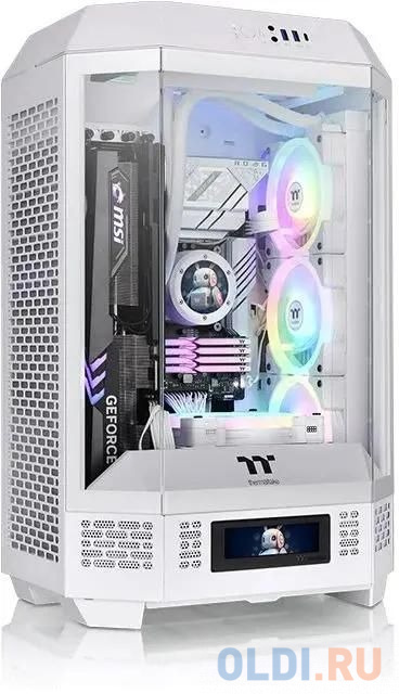 Корпус Thermaltake The Tower 300 белый без БП mATX 11x120mm 5x140mm 2xUSB3.0 1xUSB3.1 audio bott PSU в Москвe