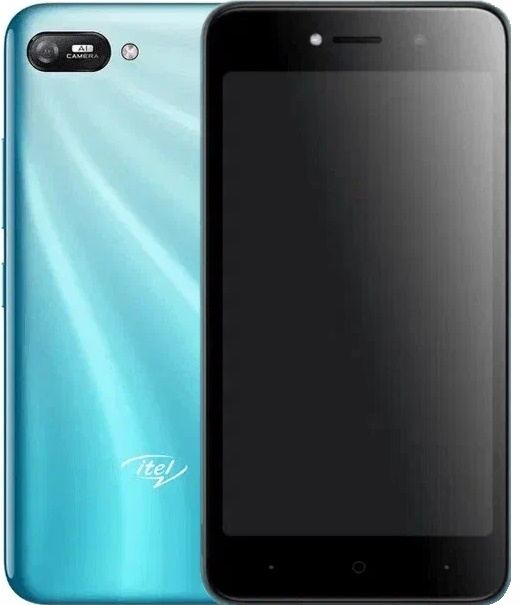 Смартфон ITEL A25 DS, 5" 720x1280 IPS, Unisoc SC9832E, 1Gb RAM, 16Gb, 3G, Wi-Fi, BT, Cam, 2-Sim, 3020 мА⋅ч, Micro-USB, Android 9 Go, голубой